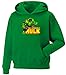 Sudadera Increíble Hulk Adulto/Niño EGB ochenteras 80´s Retro ComicTallas Especiales (5XS, Verde)