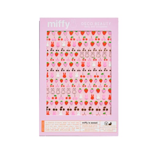 Deco Beauty Miffy is Sweet- Super Thin & Easy-to-Apply Nail Art with the Cutest Designs - Durable & Long-Lasting Nail Art Stickers and Decals for Women, for DIY At-Home Manicures & Salon-Quality Nails