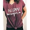 Camping-Tee-Shirts-Women-Happy-Camper-Cute-Letter-Print-T-Shirt-Summer-Funny-Short-Sleeve-Tee-Tops Camping Tee Shirts Women Happy Camper Cute Letter Print T-Shirt Summer Funny Short Sleeve Tee Tops Red