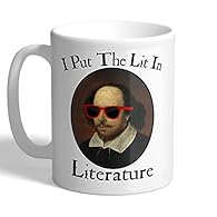 It's everyone's favourite English playwright William Shakespeare. A funny gift for English and Literature Students and Teachers and fans of his theatre plays. HILARIOUS AND UNIQUE MUGS! - Some of our mugs might be a little rude but they are sure to g...