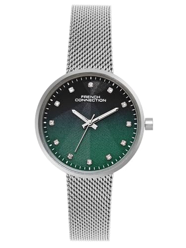 French Connection Analog Green Dial Womens Watch-FCN067USM (B0D78NMLQZ) Amazon Price History, Amazon Price Tracker