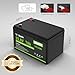 24V 25.6V 7Ah LiFePO4 Lithium Battery, 24 Volt 179.2Wh 2000+ Deep Cycle Rechargeable Lithium Iron Phosphate Battery for Ride On Cars Toys, Power Wheels, Trolling Motor (F2 Terminals)