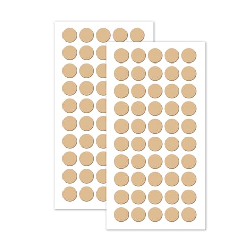 100pcs Earring Support Patches, Self-Adhesive Waterproof Earlobe Lifter, Non-Irritating Sports Earring Cover Patches, Used to Support Heavy Earrings, Studs, or Brooches — Nude Color