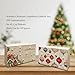 Gkesgm Wooden Countdown to Christmas Advent Calendar, Storage Organizer with 24 Drawers, Jewelry Box, Desktop Organizer, DIY Unfinished Wood Set of 2 Refillable Wooden Advent