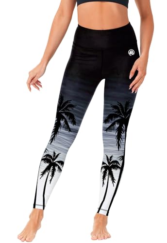 Image of AOBUTE Women Swim Pants UPF 50+ Rash Guard Pants High Waisted Swimming Leggings