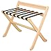 Maleta plegable de madera plegable como soporte de equipaje, soporte de bandeja, estante, mochila, organizador de 80 x 50 x 68 cm