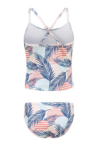 Girls Two Piece Tankini Swimsuits Tie Dye Bathing Suit Kids Hawaiian Swimwear Set 3-16 Years2