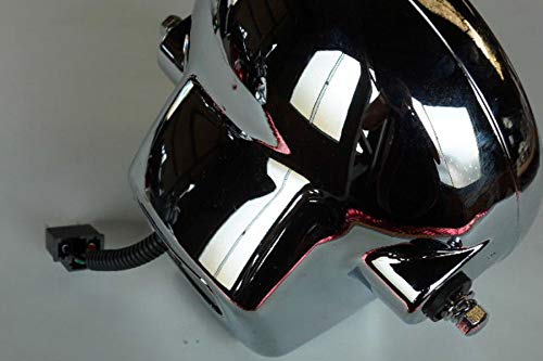 Amazon | メッキヘッドライト 180パイ ガラス HeadLight Clear lens