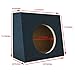 2X Single Sealed Angle 8 Inches Truck Subwoofer Box Enclosure with Thick Heavy Duty MDF - 8