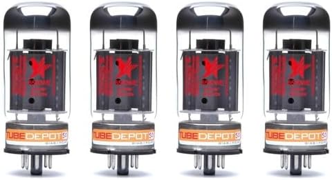 Quad of Sovtek 6550WE Power Vacuum Tube