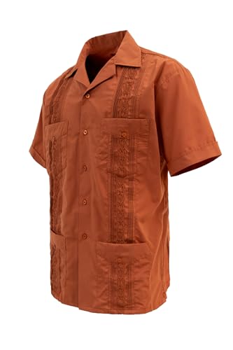 G-Style USA Men's Short Sleeve Cuban Guayabera Shirt2