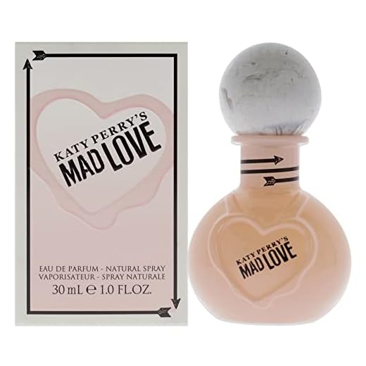 Katy Perry Mad Love, Eau de Parfum, 1 fl. oz., Women's Fragrance by Katy Perry with Floral, Fruity & Feminine Scents Mixed with Warm & Sexy Musk & Wood. An Appealing & Attractive Gift.