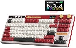 RK ROYAL KLUDGE M87 Wireless Gaming Keyboard with Screen …