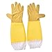Produktbild Cokeymove Imkereihandschuhe Gelber Bienenhandschuh Netz Ziegenlederhandschuhe Bienenschutzhandschuhe Werkzeuge Handschutzhandschuhe Unisex Gebrauchte Männer Frauen