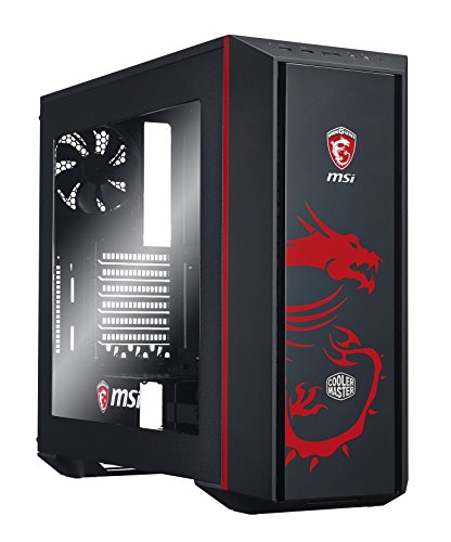 Cooler Master MasterBox 5 MSI Gaming Edition Case per PC 'ATX, microATX, Mini-ITX, USB 3.0, con Finestra Laterale' MCX-B5S2-KWNN-03-MI