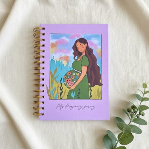 Image of Pregnancy Journal for Pregnant Women - 40-Week Bump Tracker & Memory Book with Stickers | Guided Pregnancy Planner with Prompts, Milestone Pages & Hardcover Keepsake | Gift for Expecting Moms