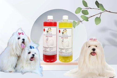 Image of Dog Swacch Shampoo Specially Formulated For Maltese (2 Liters) (Combo Pack Of 2) Jasmine & Lemon