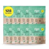 Flopp - Detergente Ecológico en Cápsulas para Ropa | Etiqueta EU Ecolabel | Eco para Lavadoras Ropa Blanca y Color | Fórmula Vegana | Limpia sin ensuciar el Planeta (128 cápsulas)