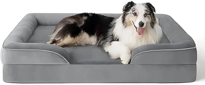 Cama Ortopédica para Perros Mediana 76x51 cm con Espuma Viscoelástica y Cubierta Lavable miniatura 6