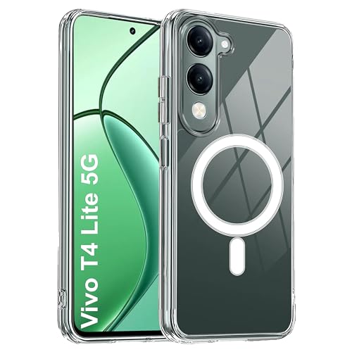 Image of Zapcase Back Case Cover for Vivo T4 Lite 5G | Compatible for Vivo T4 Lite 5G Back Cover | Scratch-Resistant Back Cover | Clear
