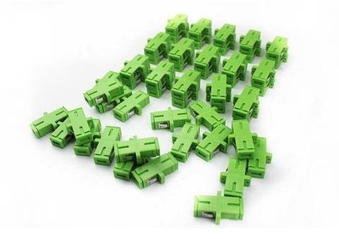 Pacsatsales -Sc/Apc To Sc/Apc Fiber Couplers - 10 Pack - Single Mode Sc-Apc Fiber Connector. Scapc Fiber Optic Couplers Extend Apc Fiber Cables. 10 X Sm Sx Scapc Fiber Adapters Included #TOP3