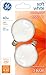 GE Incandescent Globe Light Bulbs, Decorative G16.5 Light Bulbs, Soft White, 40-Watt 290-Lumen, Candelabra Base, 2-Pack, Vanity Light Bulbs