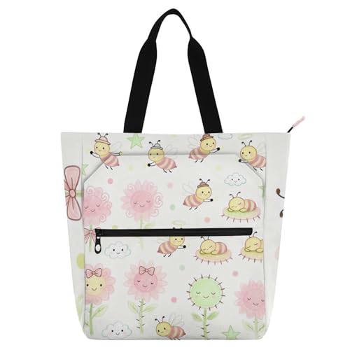Bolsas para guardar libros escolares de niños y niñas, bolsa de playa con cremallera