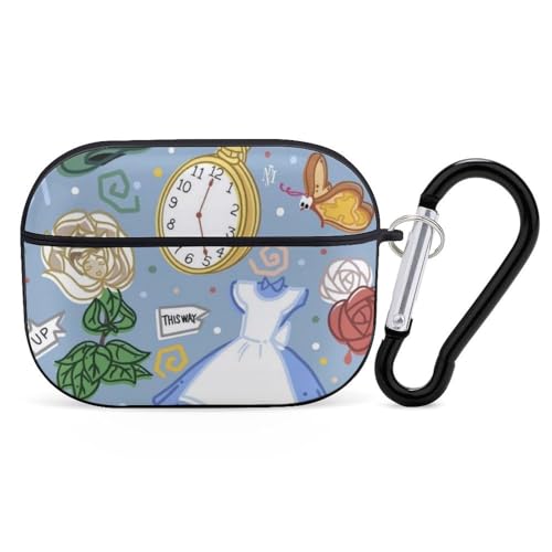 �s�v�c�̍��̃A���X �A�j�� AirPods Pro2 �P�[�X 2022�N9������ �V�� �G�A�[�|�b�Y �v��2�P�[�X AirPods Pro ��2���� �P�[�X �J���r�i�t�� �����h�~ �S�ʕی� �ϏՌ� ���� ������� �v���[���g Black-style-4