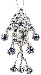 Nazareth Store Hamsa Hand Car Charm Auto Mirror Rear View Good Luck Amulet