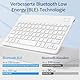 GKABXY Hülle mit Tastatur für iPad Air 11 Zoll 2025 2024 (M3/M2), iPad Air 5 4 2022/2020 10,9 Zoll, Soft TPU Rückschale mit Stifthalte, magnetisch Abnehmbare Folio Tastatur hülle, Grau