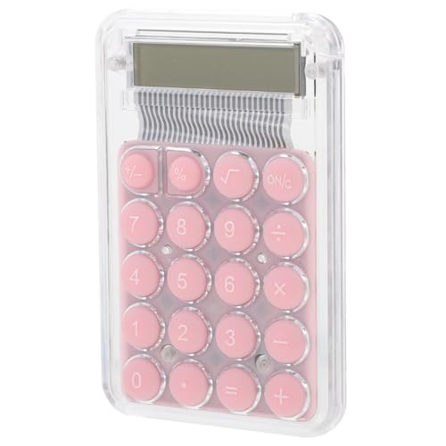 Operitacx Mini Cartoon Pocket Calculator Portable Handheld Calculator for Students Home Office Use Cute Design with Display for Quick Calculations