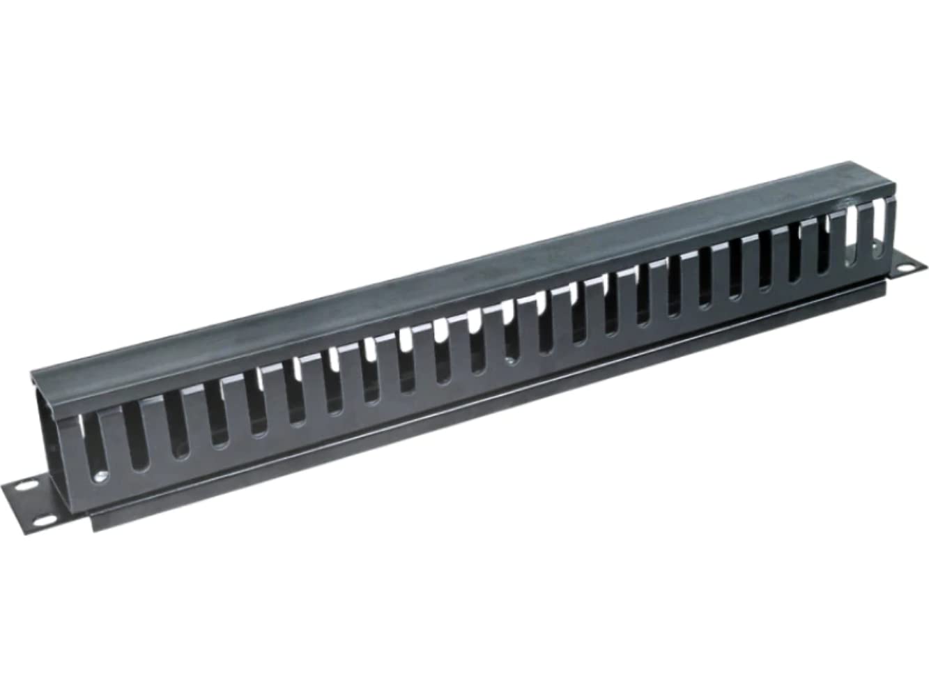 AVIZIO Alantec PK008 - Boîtier de câbles - Mur - Noir - Metal - Plastique - 1U