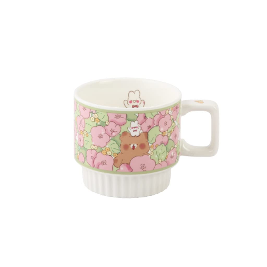 Becher Home Mug Design Sense Wassertasse mit Griff Keramik Haushalt Teetasse Paar Tasse Nachmittagstee Utensilien Kaffeetasse (Farbe: C)
