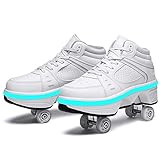 Estilo Flash, puedes disfrutar de varios colores (Total 7 colores, 4 modos!) LED LED, caminas en la carretera, los zapatos se iluminan.