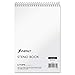 Ampad 40102R Evidence Recycled Steno Book, Gregg Rule, 6x9, White, 80 Sheets