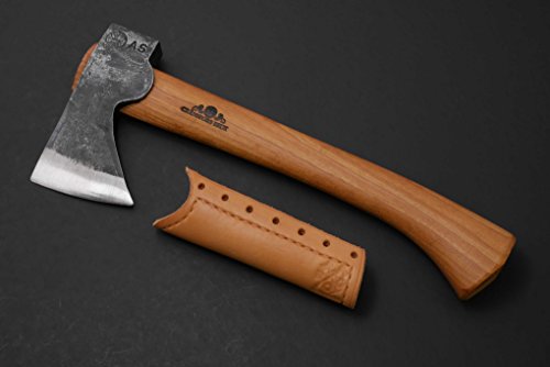Leather Axe Handle Guard/Collar (Gransfors Bruk Mini Hatchet, Tan/Natural Leather) #TOP1