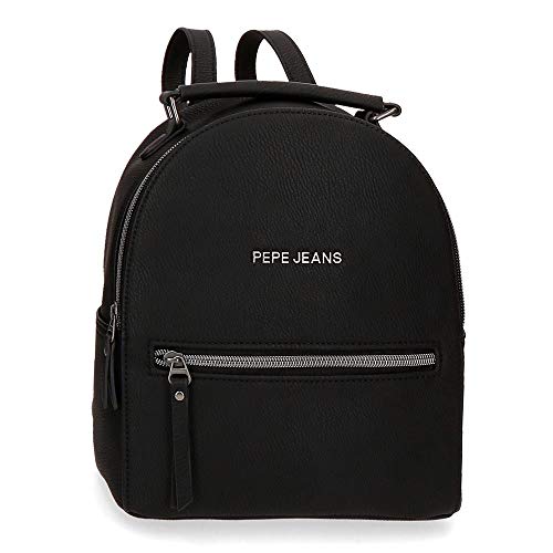 Bolso Mochila Pepe Jeans Eva Negra  Media