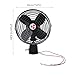 Aramox 12V RV Quiet Cooling Fan 2 Speed Switch Heavy Duty Metal Car Fan for Truck RV Car Boat Bus (8 inch)