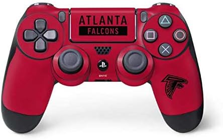 Skinit Decal Gaming Skin Compatible with PS4 Controller - Officially Licensed NFL Atlanta Falcons Design