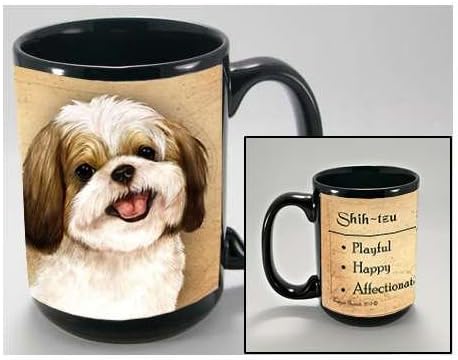 My Faithful Friend Mugs (Shih-Tzu, Gold)