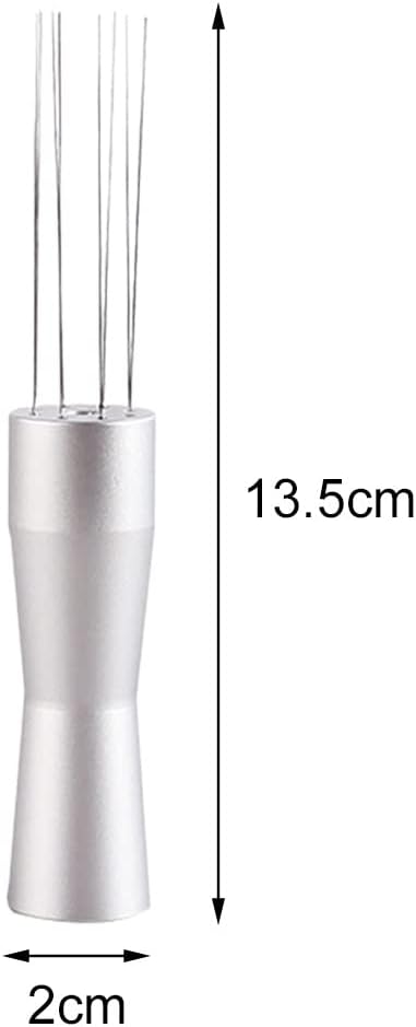 1Pc Coffee Powder Tamper Distributor LevelerTool Espresso Stirrer Stirring Tool Food-grade Stainless Steel Needles