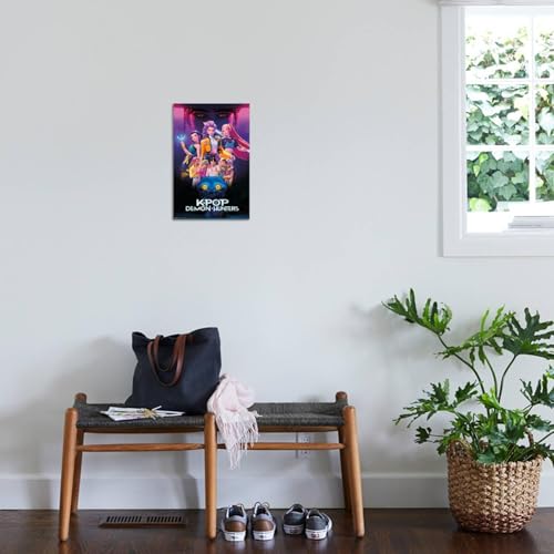 Image of Netflix KPop Demon Hunters (2025) - Group Wall Poster, 19L inch x 13W inch, Premium Unframed Version