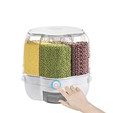🌽 Gute Abdichtung: Sein Design mit Deckel und Material mit guter Abdichtung schafft eine luftdichte Umgebung für Ihre trockenen Lebensmittel, die Wasserdampf und Staub gut isolieren kann. Es ist gut für Ihre Lebensmittelsicherheit!Es kann verwendet werden, um Mehl, Zucker, Reis, Getreide, Nüsse, Bohnen, Kaffee usw.