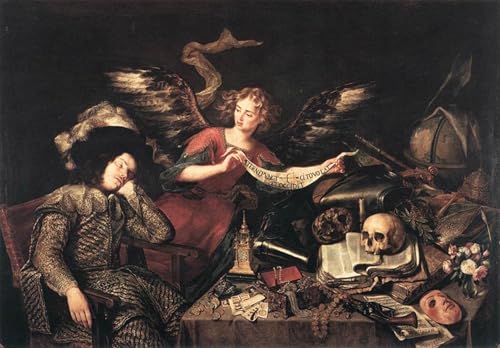 Tableau Le Rêve du chevalier 60x90 cm pour masquer un mur vide