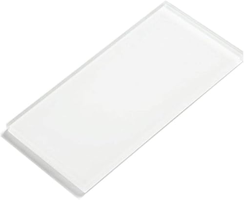 Miniatura 8 de Azulejos de cristal de metro de 3 x 6 pulgadas, color blanco para pared de cocina, baño, paquete de 32 hojas