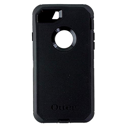 OtterBox DEFENDER SERIES Case for iPhone SE (2nd Gen - 2020) & iPhone 8 7 (NOT PLUS) - Retail Packaging - BLACK