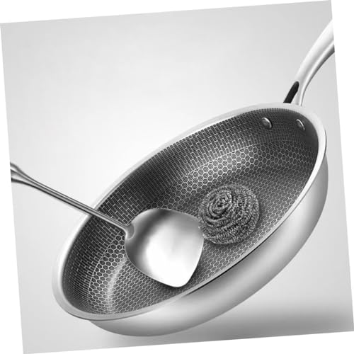 Wok de acero inoxidable con recubrimiento honeycomb Ciieeo miniatura 7