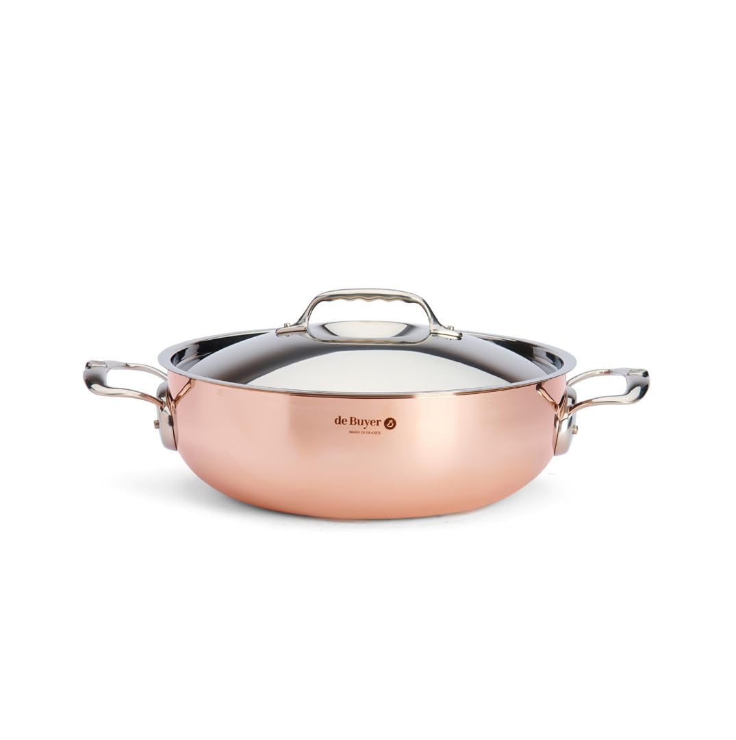 De Buyer - Sautoir bombé en cuivre PRIMA MATERA - Diamètre 28 cm