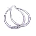 925 Silver Stud Earings Small Oval Rhombus Edge