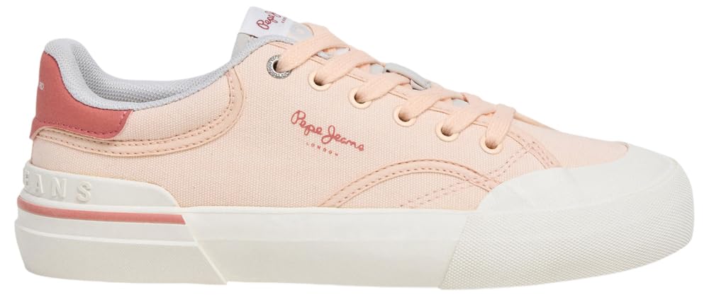 Pepe Jeans Women's Taylor Basic W Sneak, Orange (Sherbert Orange), 38